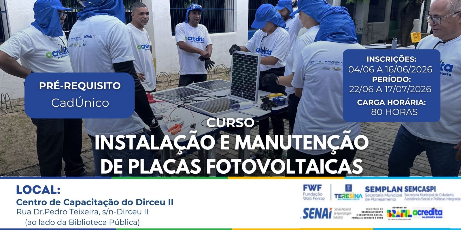 INSTALAÇÃO E MANUTENÇÃO DE PLACAS FOTOVOLTAICAS MDS - ZONA SUDESTE